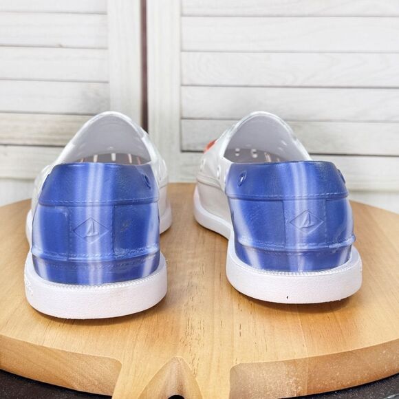 Sperry Original Float Water Boat Shoe Firecracker Popsicle Red White Blue 8 - Picture 6 of 12